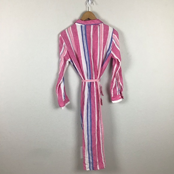 HARTFORD Alternative Classics 1979 Shirt Dress Linen Stripe - Picture 4 of 8